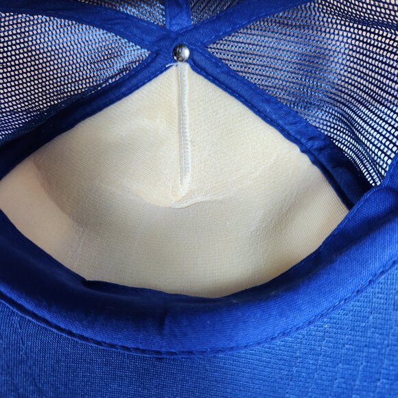 Truckers Hat Cap Vintage PAYLE$$ Payless GAS Snapback Men's Blue and White - Picture 9 of 10
